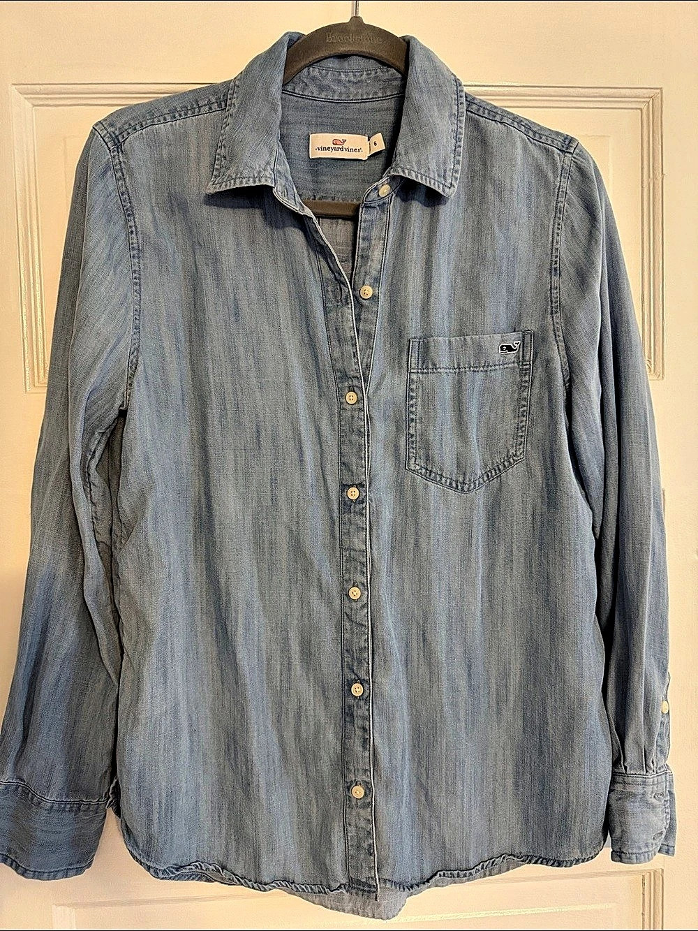 vineyard vines Birdie Button-Down Shirt Blue Size 6